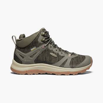 KEEN Terradora II Waterproof - Tmavo Olivovo Zelene Turistické Topánky Damske, K0284SK